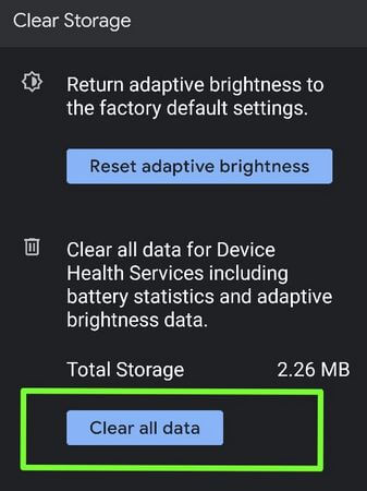 Restablecer el brillo adaptable en Android 9 Pie y Android 10