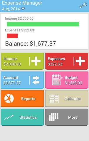 Aplicaciones Funding Manager Expense Manager para Android