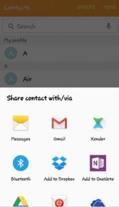 Cómo compartir múltiples contactos en Android Lollipop