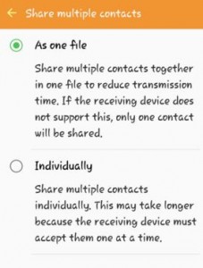 Cómo compartir varios contactos en Android
