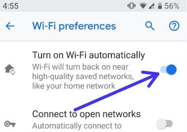 Cómo activar WiFi automático Android P 9.0