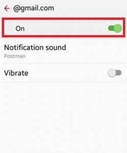 Cómo habilitar las notificaciones por correo electrónico Gmail Lollipop Android