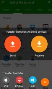 transferir archivos de Android a Windows Phone