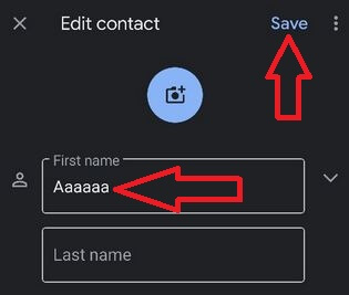 Editar contactos de WhatsApp en Android