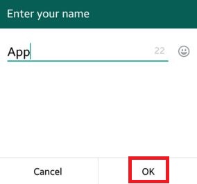 cambiar el nombre de contacto de Android de WhatsApp lollipop