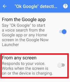 Habilite la búsqueda por voz de Google en cualquier pantalla de Android