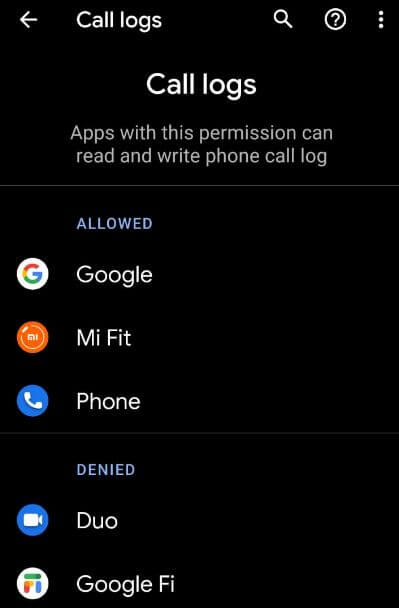Permitir que se administre Android 10