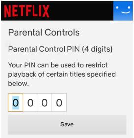 Restringir películas y programas de TV individuales en la aplicación Netflix para Android
