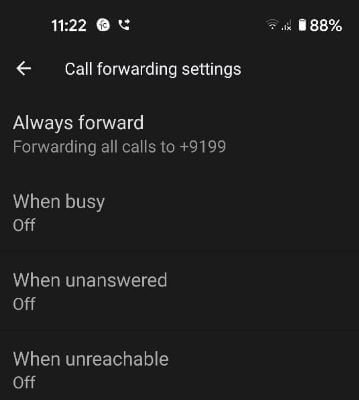 Usar el desvío de llamadas en Google Pixel 5