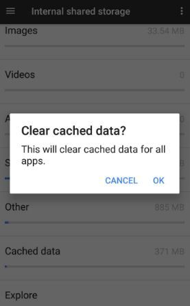 Arregle el almacenamiento faltante del teléfono Android disponible