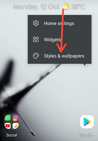 Cambie el estilo del icono en Android 11 usando estilos y configuraciones de fondo