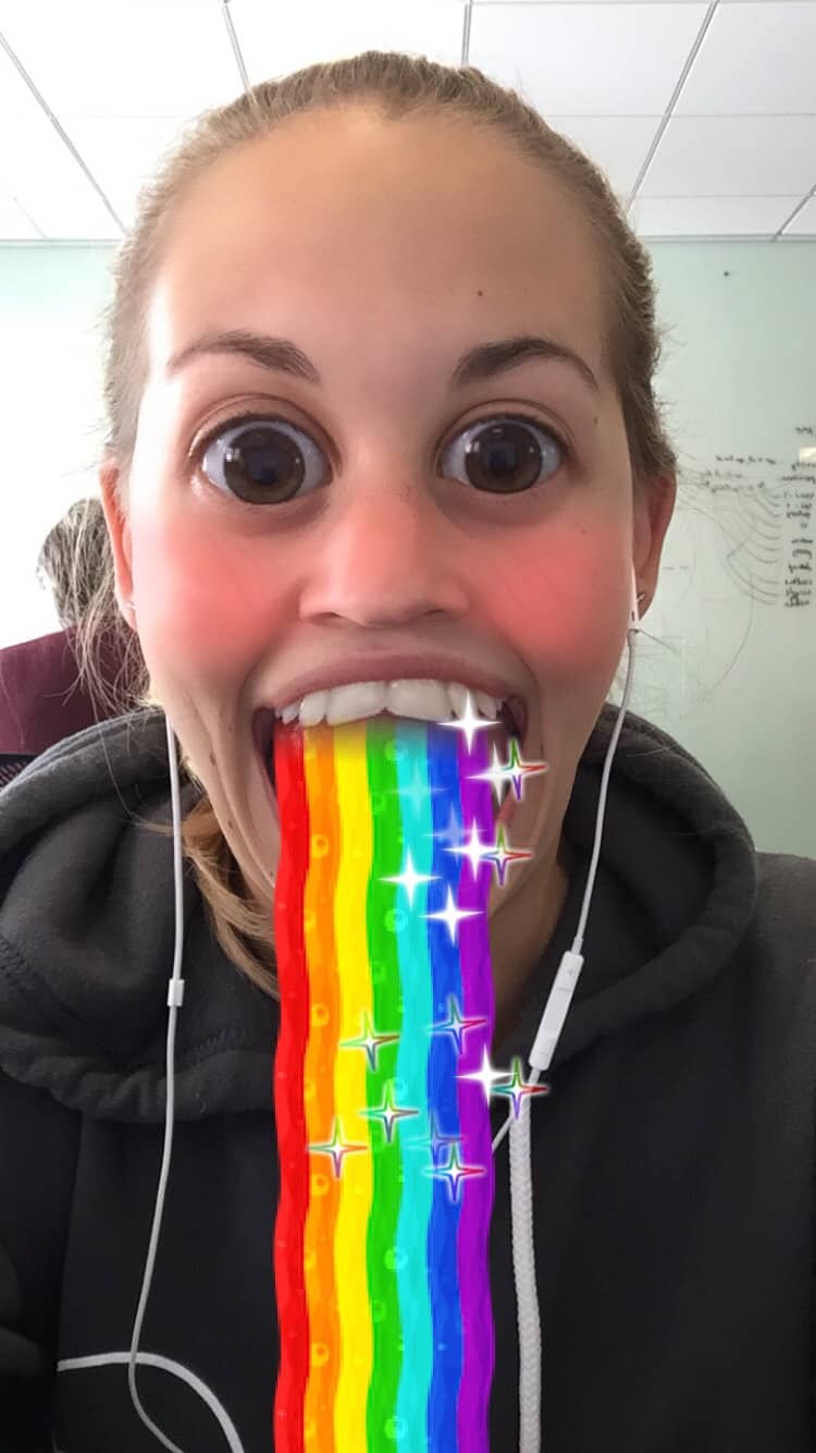 Guía de arcoíris de Snapchat