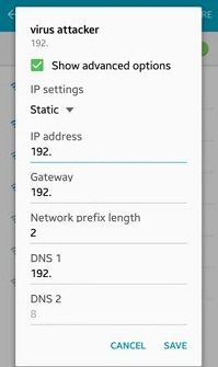 Cómo configurar una dirección IP estática de Android Lollipop 5.1.1