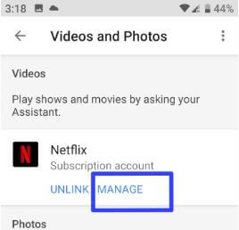 Desconecta tu perfil de Netflix de Google Home