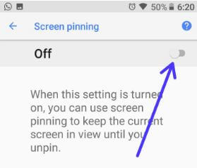 Deshabilita la corrección de pantalla en Android Oreo