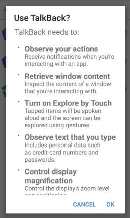 Función de intercomunicación de Android Oreo
