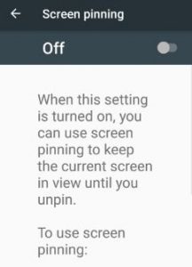 Deshabilitar el bloqueo de pantalla en Android Nougat