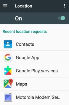 utilizar los servicios de ubicación en turrón de Android