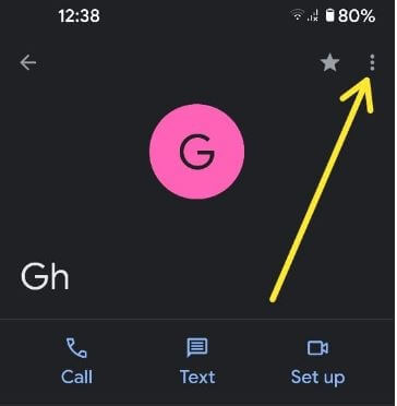 Establecer el tono de llamada en Google Pixel 5 para un contacto individual