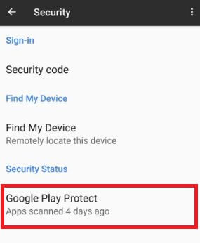 Use Google Play Protect en su teléfono Pixel XL