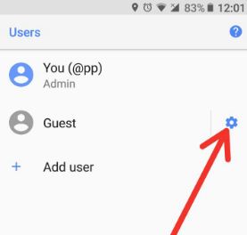 Configuración del modo de invitado en Android Oreo