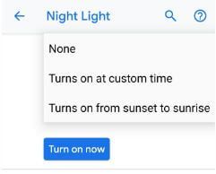Cómo usar la luz nocturna en Pixel 3