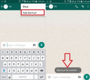 Cómo agregar un acceso directo de contacto de WhatsApp en Android