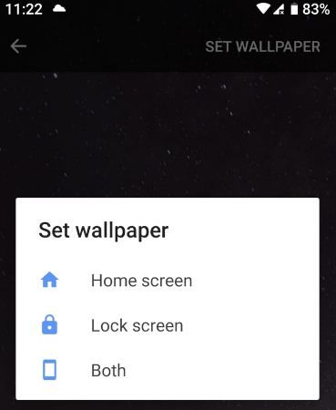 Cómo cambiar el fondo de pantalla en Android P 9.0