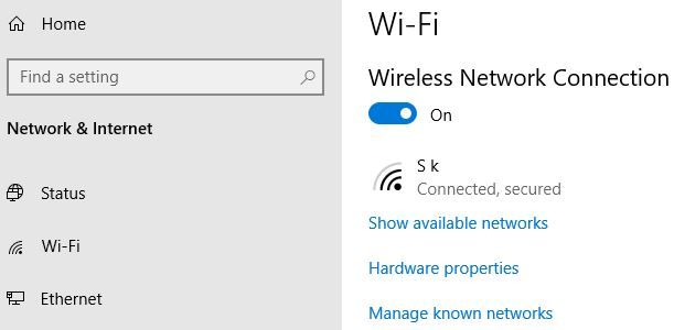 Cómo habilitar WiFi en su computadora portátil con Windows 10