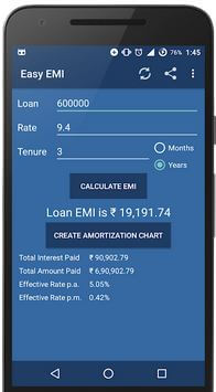 Aplicación simple de cálculo de préstamos EMI para Android