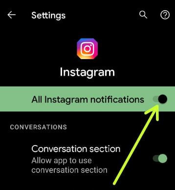 Cómo deshabilitar permanentemente las notificaciones de Instagram en el sistema operativo Android Stock