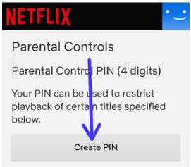 Administrar los controles parentales en Netflix Android