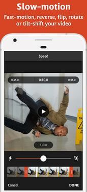 Las mejores aplicaciones de video en cámara lenta para Android Videoshop