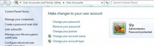 Cambiar el nombre de la cuenta en el escritorio de Windows 7