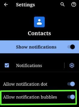 Cómo habilitar o deshabilitar las burbujas de notificación en Android Q Beta 2