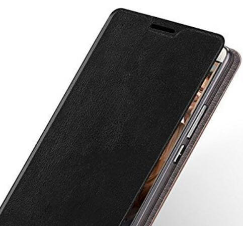 Funda billetera de piel con funda magnética para OnePlus 6
