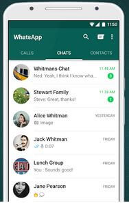 Aplicación de redes sociales WhatsApp Messenger para Android