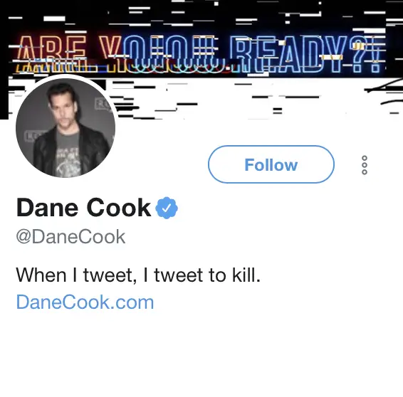 189 Biografías e ideas divertidas en Twitter |  Biografía de Twitter de Dane Cook |  ZonaDialer.com