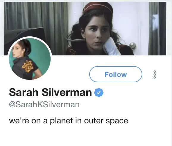 189 Biografías e ideas divertidas en Twitter |  Sarah Silverman Twitter Bio |  ZonaDialer.com