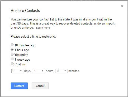 Cómo recuperar contactos perdidos en su teléfono Android desde Gmail