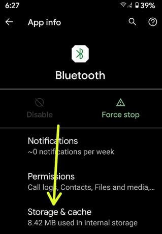 Borre la caché de Bluetooth para solucionar el problema de emparejamiento de Google Pixel Bluetooth