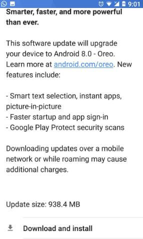 Descargue e instale la actualización de Android 8.0 Oreo en Pixel y Pixel XL