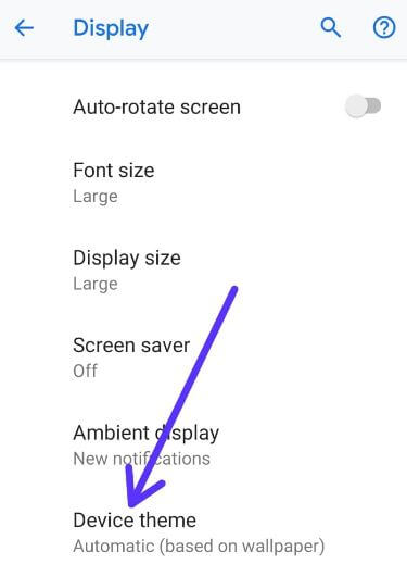Cambia el tema en tu Android P 9.0