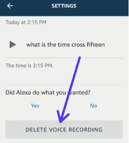 Cómo eliminar el historial de voz de Alexa en Android