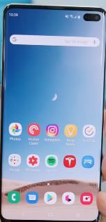 Cómo cambiar el modo de pantalla en Galaxy S10 Plus