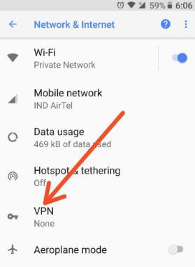 Configuración de VPN en Android Oreo en Red e Internet