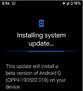 Cómo descargar e instalar Android Q Beta 4