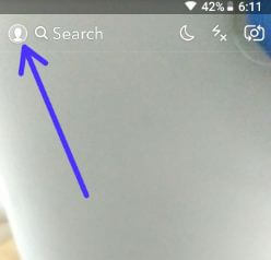 Ícono de perfil de Snapchat de Android
