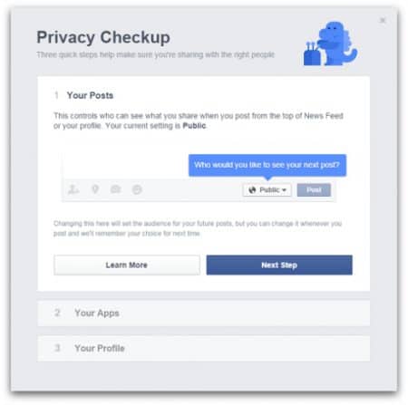 comprobar la privacidad en facebook
