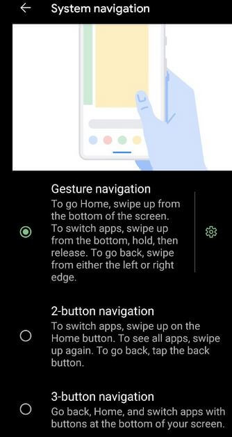 Cómo utilizar el sistema de navegación Google Pixel 3 Gestures
